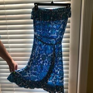 Lilly Pulitzer strapless dress